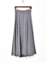 フロントボタン ロングスカート