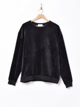 【6色展開】ベロアリブトップス