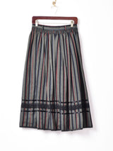 ストライプ柄 チロルスカート