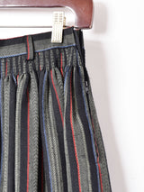 ストライプ柄 チロルスカート