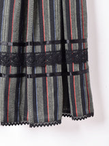 ストライプ柄 チロルスカート