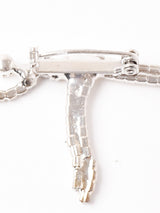 ラインストーン ブローチ