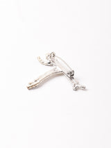 ラインストーン ブローチ