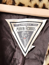 Marvin Richards レオパード フェイクファーコート