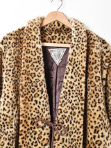 Marvin Richards レオパード フェイクファーコート