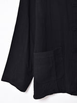 【2色展開】Backersラウンドカラーチャイナデザイン長袖シャツ