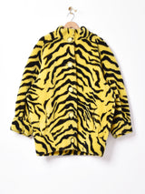 Frederic Castetトラ柄 フェイクファーコート