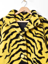 Frederic Castetトラ柄 フェイクファーコート