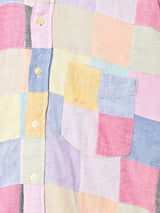 ORVIS 半袖パッチワークシャツ