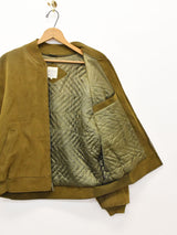 日本製 フェイクスエード ブルゾン