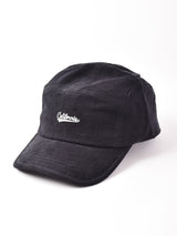 【4色展開】刺繍 コーデュロイ ジェットキャップ