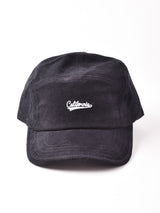 【4色展開】刺繍 コーデュロイ ジェットキャップ