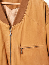 ヌバックレザーブルゾン