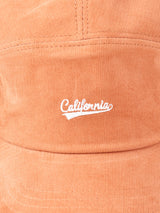 【4色展開】刺繍 コーデュロイ ジェットキャップ