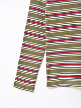 【3色展開】Meridian長袖 マルチボーダートップス