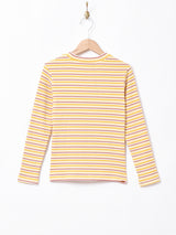 【3色展開】Meridian長袖 マルチボーダートップス