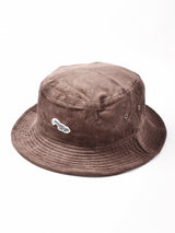 【5色展開】コーデュロイ ワンポイント  スカンク バケットハット