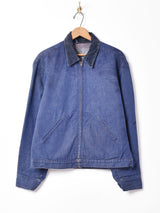 コーデュロイカラー デニムワークジャケット