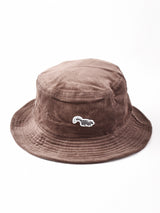 【5色展開】コーデュロイ ワンポイント  スカンク バケットハット