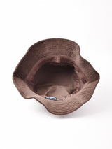 【5色展開】コーデュロイ ワンポイント  スカンク バケットハット