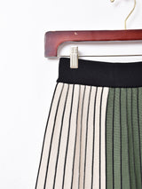 【2色展開】Meridian3色ストライプスカート