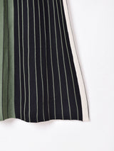 【2色展開】Meridian3色ストライプスカート