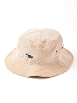 【5色展開】コーデュロイ ワンポイント  スカンク バケットハット