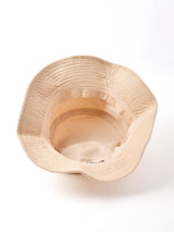 【5色展開】コーデュロイ ワンポイント  スカンク バケットハット