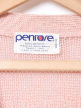 ローゲージ編み カーディガン