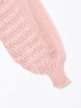 ローゲージ編み カーディガン