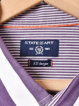 ワイドストライプ 長袖シャツ