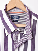 ワイドストライプ 長袖シャツ