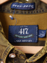 ワイドボーダー 長袖シャツ