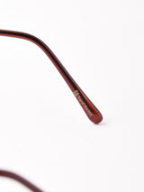 【3色展開】メタリックフレーム ボストンメガネ