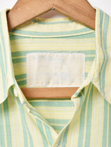 ストライプ ダブルポケット 半袖シャツ