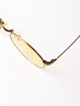 【3色展開】メタリックフレーム ボストンメガネ