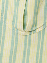 ストライプ ダブルポケット 半袖シャツ