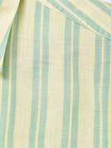 ストライプ ダブルポケット 半袖シャツ