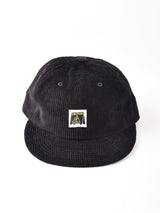 【2色展開】パッチ付き コーデュロイキャップ