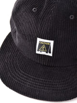 【2色展開】パッチ付き コーデュロイキャップ