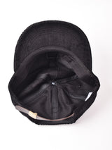 【2色展開】パッチ付き コーデュロイキャップ