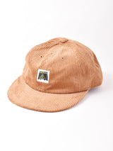 【2色展開】パッチ付き コーデュロイキャップ