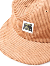 【2色展開】パッチ付き コーデュロイキャップ