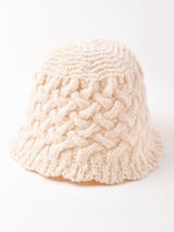 【3色展開】ケーブル ニットハット