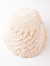 【3色展開】ケーブル ニットハット