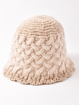 【3色展開】ケーブル ニットハット