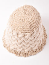 【3色展開】ケーブル ニットハット