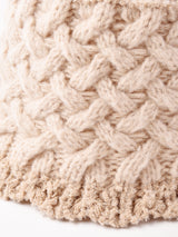 【3色展開】ケーブル ニットハット