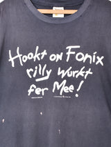 アメリカ製 モノクロプリントTシャツ