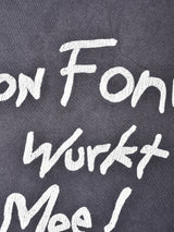 アメリカ製 モノクロプリントTシャツ